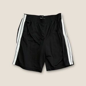 Vintage Y2K Carbon Athletic Shorts Black White L